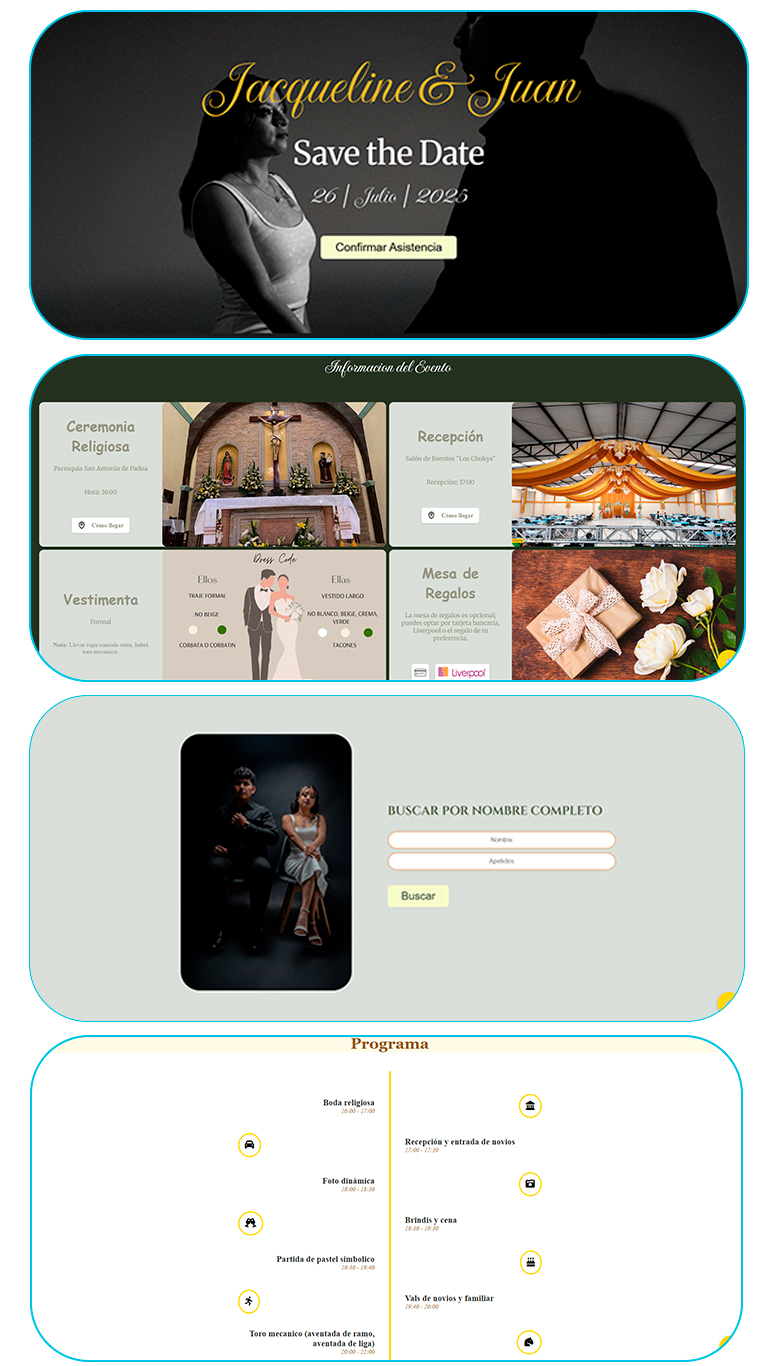 Ejemplo de invitación digital